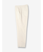 コットンシルク テーパードパンツ