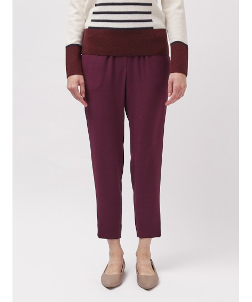 【定番】ニューマテリアル ダブルクロス ギャザーパンツ