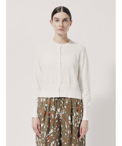 クルーネックカーディガン