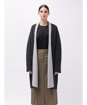 ウールカシミヤ ガウンカーディガン