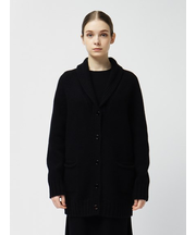 ショールカラーカーディガン