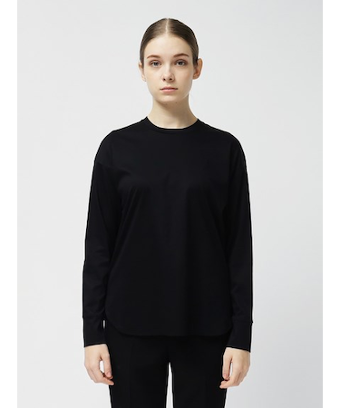 スムースコットン ロングTシャツ