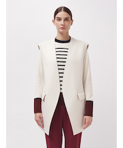 ピュアカシミヤ ショートジレ