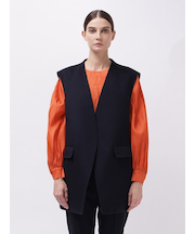 ピュアカシミヤ ショートジレ