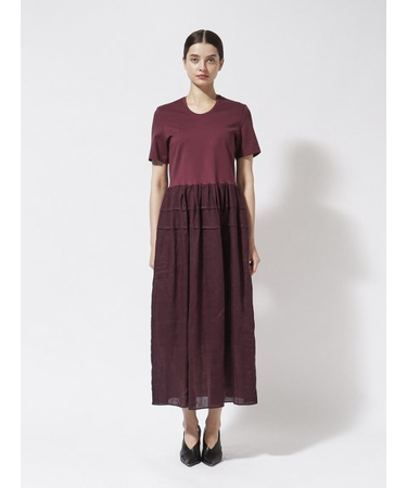 リネン コンビネーションワンピース