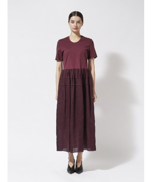 リネン コンビネーションワンピース