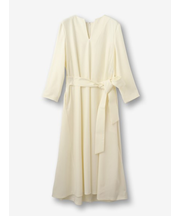 スリットネックワンピース