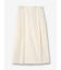 コットンシルク サイドタブスカート