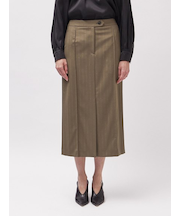 ピンストライプ ペンシルスカート