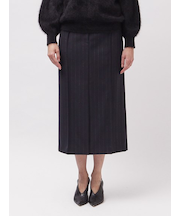 ピンストライプ ペンシルスカート