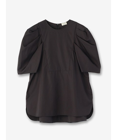 タックショルダー ブラウス