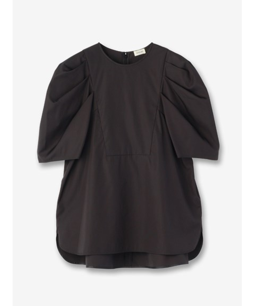 タックショルダー ブラウス