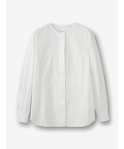 比翼ノーカラーブラウス