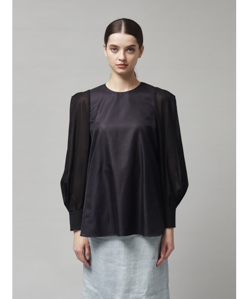 コットン ボリュームブラウス