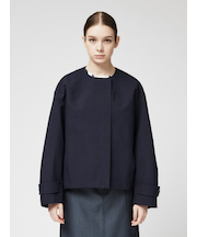 ツイル ノーカラージャケット