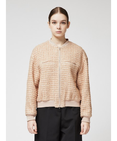 ラメツイード ブルゾン