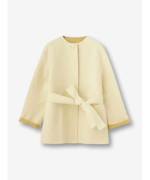 リバーシブル ノーカラージャケット