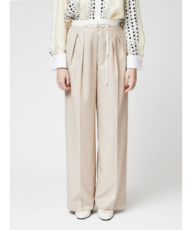 ツータックワイドパンツ