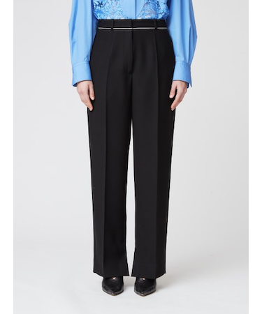 センタープレスカラーパンツ