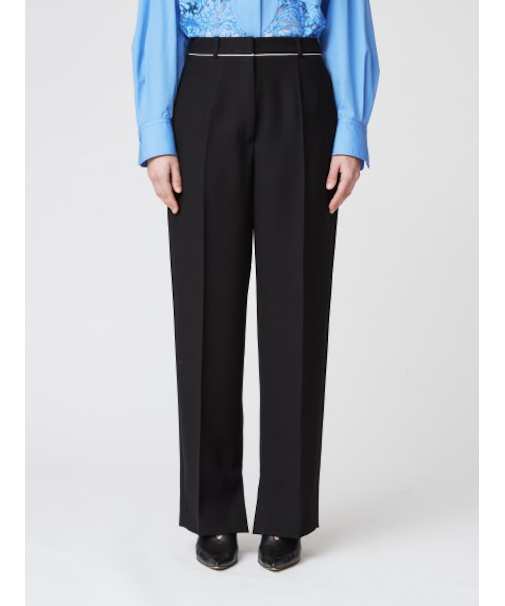 センタープレスカラーパンツ