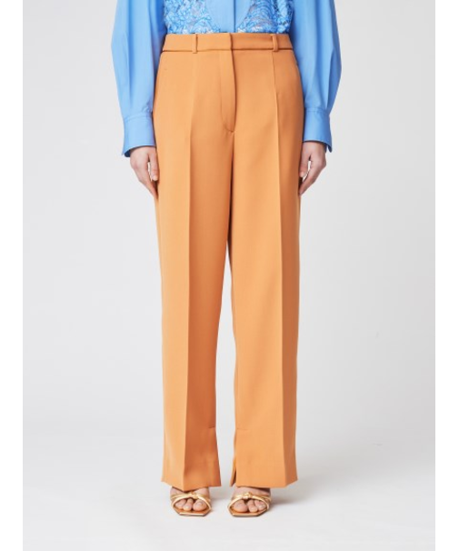 センタープレスカラーパンツ