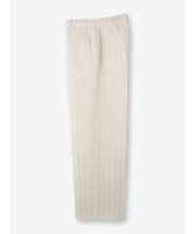 リネン混 ストライプパンツ