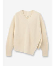 ペーパー混  Vネックニット