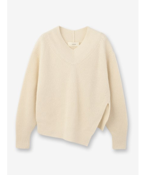 ペーパー混  Vネックニット