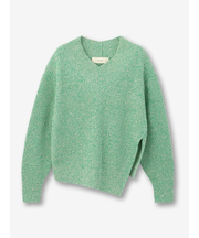 ペーパー混  Vネックニット