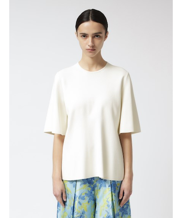 フレアスリーブニット