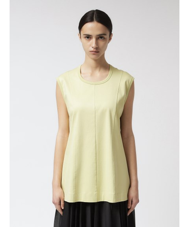 パネルノースリーブカットソー