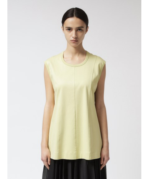 パネルノースリーブカットソー