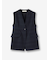 コットン Vネックベスト