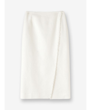 ツイード ラップスカート