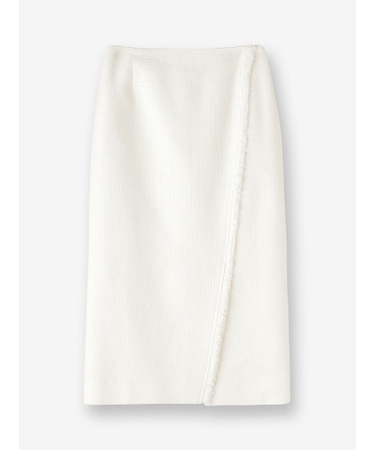 ツイード ラップスカート