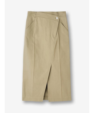 チノ ラップ風スカート