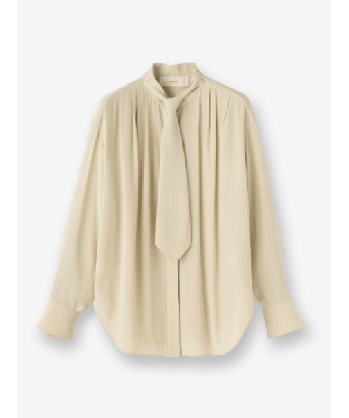 シルク ボウタイブラウス