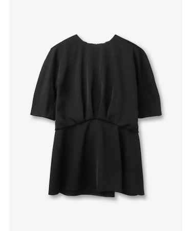 ツイル ペプラムブラウス