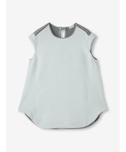 バイカラー ノースリーブブラウス