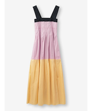 配色キャミワンピース