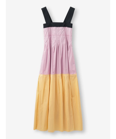 配色キャミワンピース