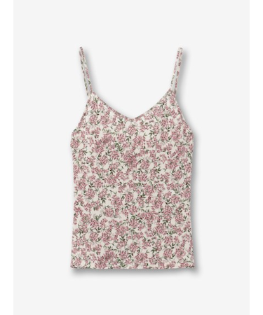 フラワー柄キャミソール