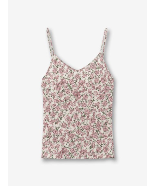 フラワー柄キャミソール