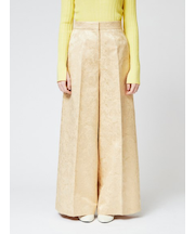 ジャカード ワイドパンツ