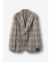 リネンウール ピークドラペルジャケット