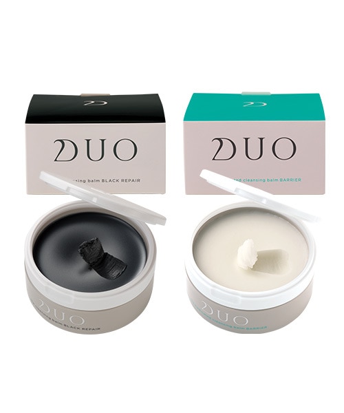 DUOホワイト2個ブラック1個 おまとめ デュオ ザ クレンジングバーム ブラックリペア 90g 2個セット｜デュオ