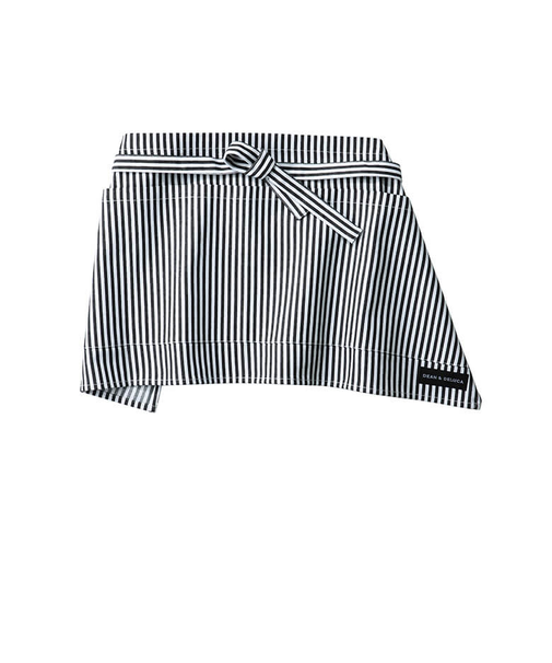 サロンエプロン ショート ストライプ