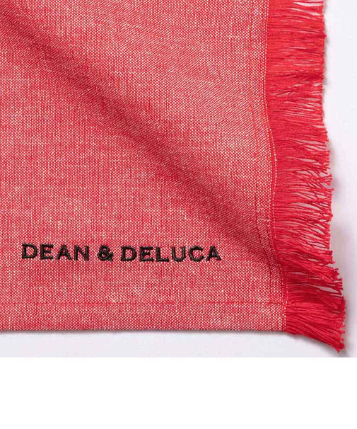 コットンシャンブレーナプキン Red