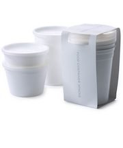 ﾌｰﾄﾞｺﾝﾃﾅ ﾎﾜｲﾄ 3pcs