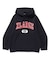 COLLEGE LOGO KNIT PULLOVER HOODIE